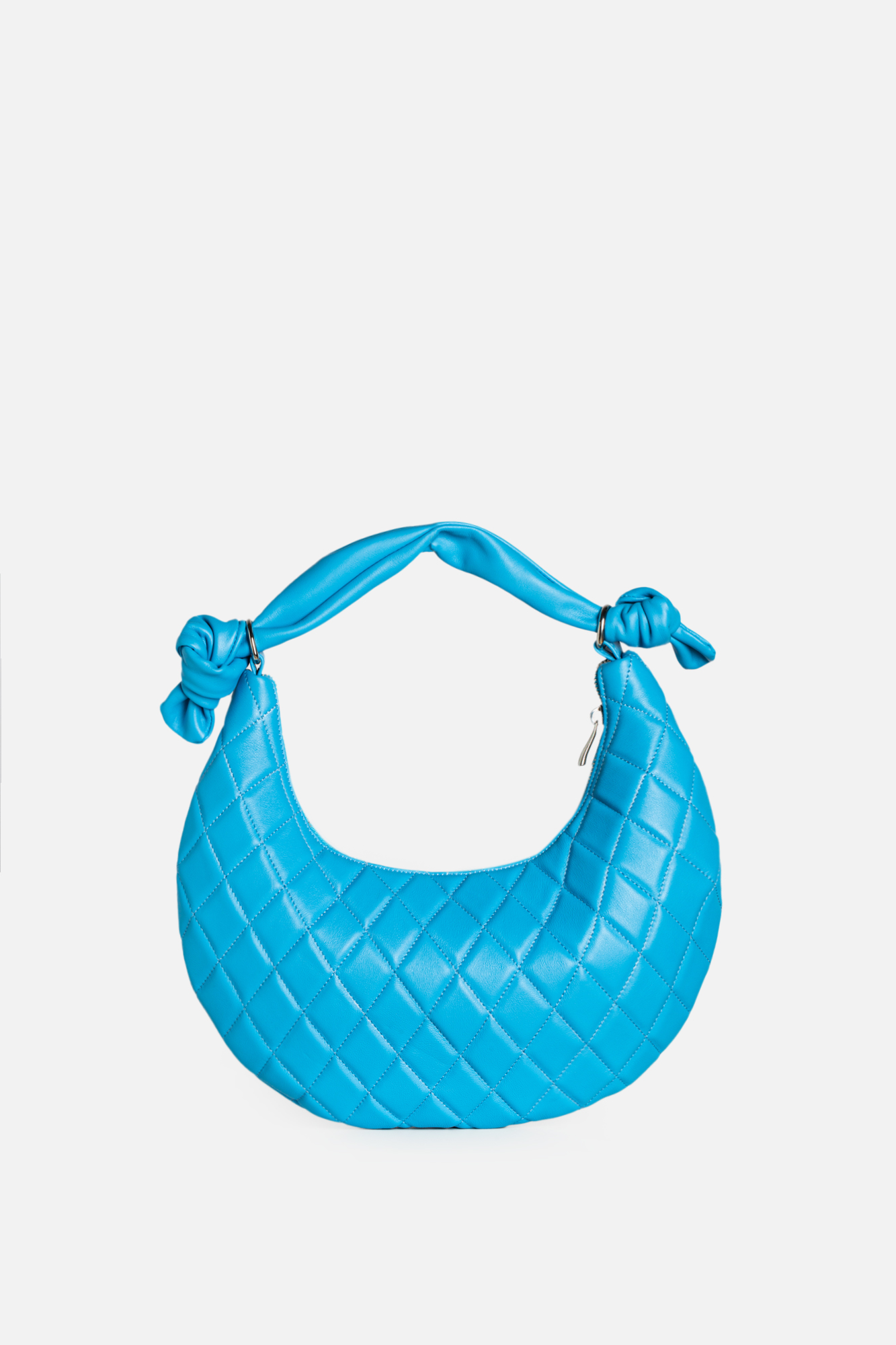 MARA Quilted Blue Leather Bag