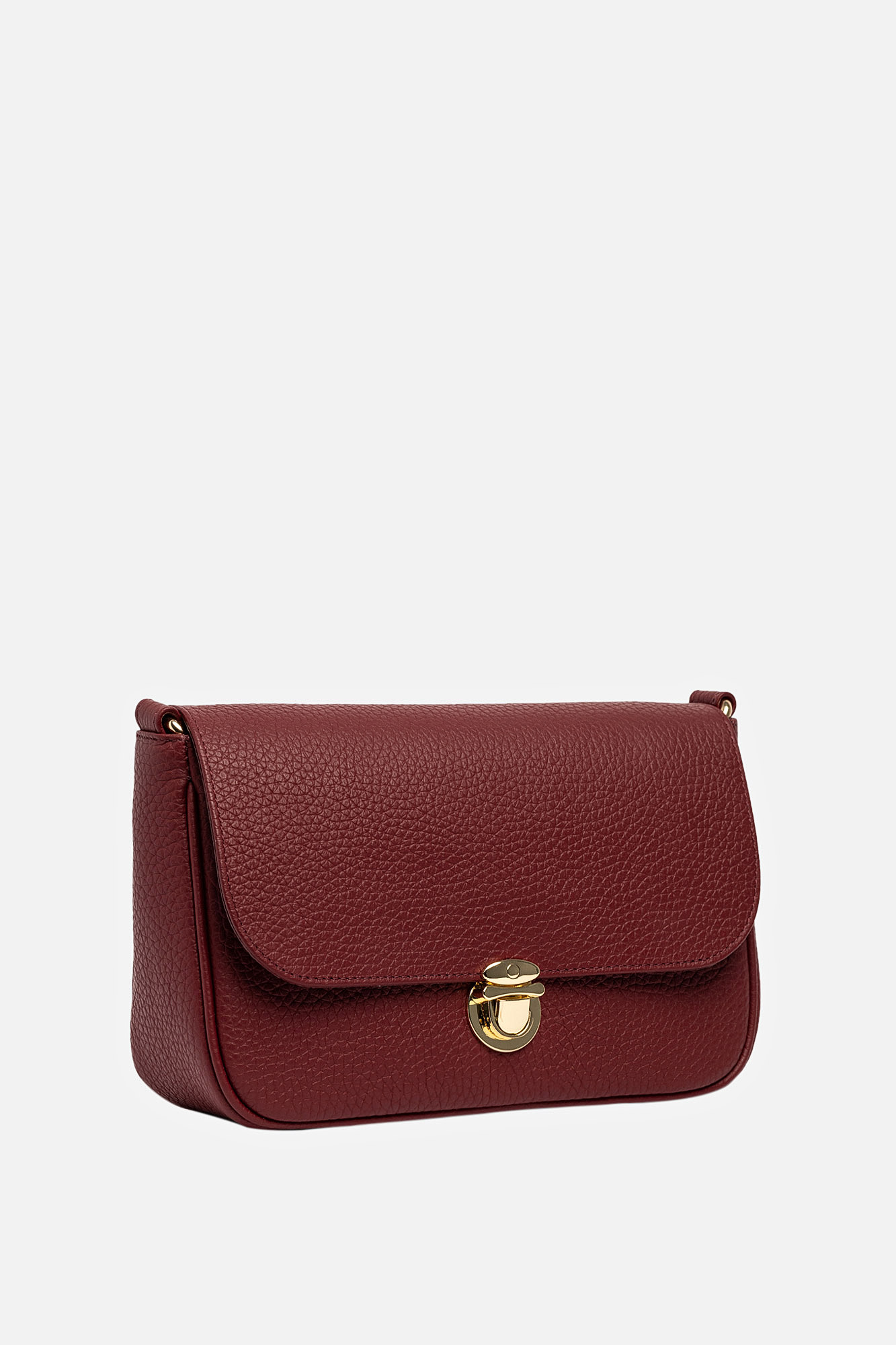 LUMI Burgundy Leather Bag - Image 2