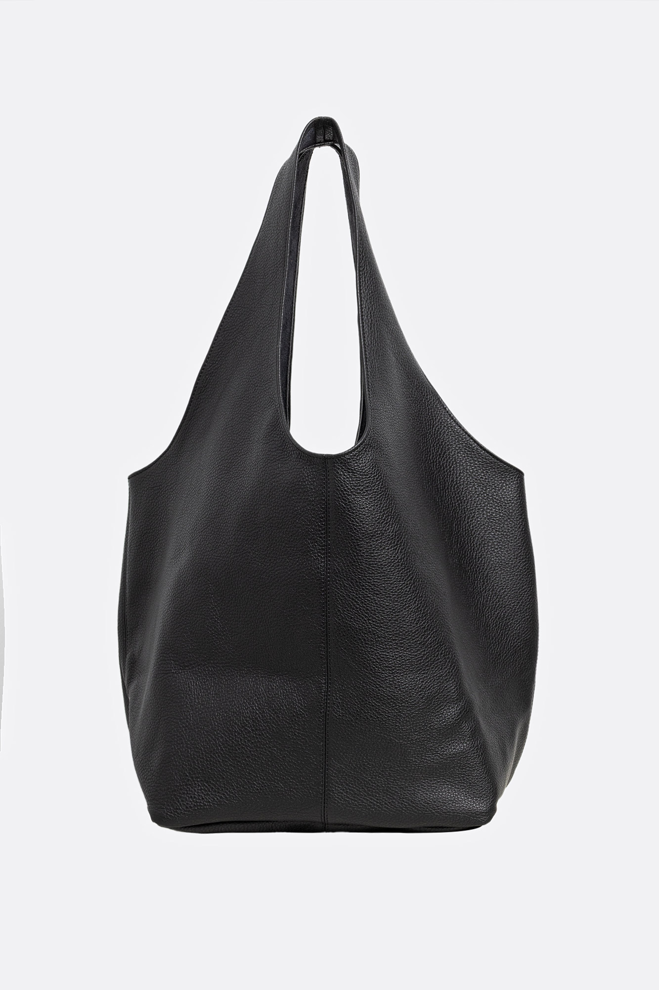 SACK Black Leather Bag With Red Hearts Attached - Image 7